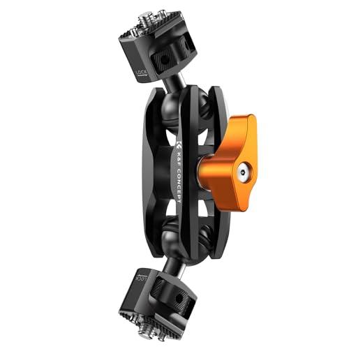 K&amp;F Concept デュアルボールヘッド マジックアーム 1/4-20ネジ付き多関節マジックアー...