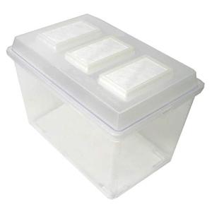 シーラケース プラスチックコバエをシャットアウト昆虫飼育ケース クワガタ用 コバエシャッター中フタ・本体｜solvertex