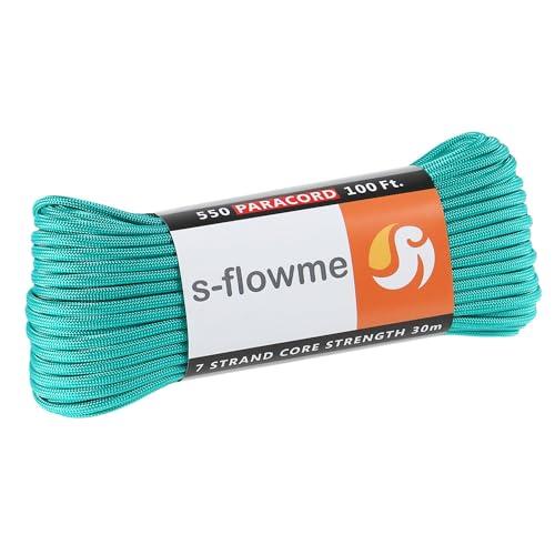 スフロームs-flowme パラコード 7芯 4mm x 30m 全60色 耐荷重 250kg クラ...
