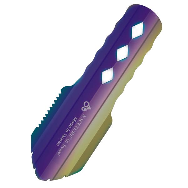 屋外シャベル 1 入- こて チタン合金 ハイキングキャンプバックパックに必須 超軽量バックパック旅...