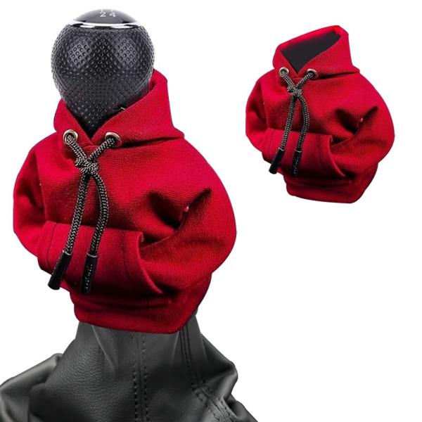 LIKENNY ギアスティックパーカーカバー 汎用 シフトノブカバー 車内 装飾 面白い車の装飾 ア...