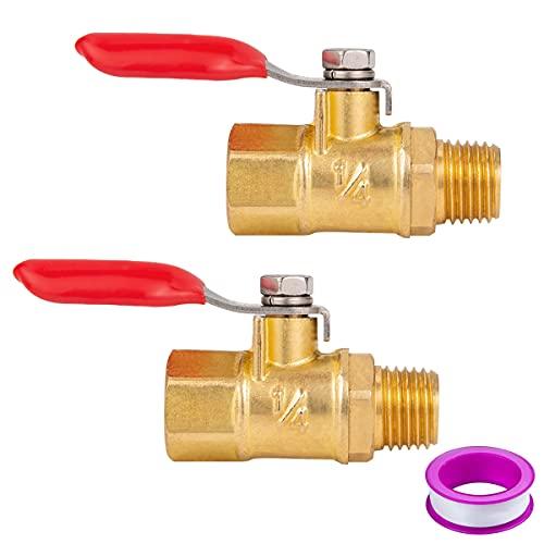 エアーラインコック 1/4 エアコンプレッサー用 エアーツール エアー漏れなく ドレンホース ツール...