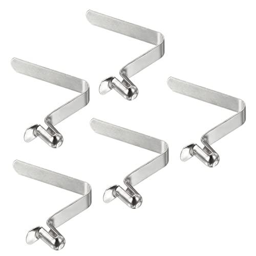 PATIKIL 8x5mm カヤックパドルスナップ 5個入り テントポール プッシュボタン スプリン...