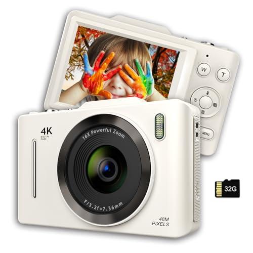 デジカメ 4Kデジタルカメラ コンパクトカメラ 30FPS 6800万画素コンカメラ HD 1080...