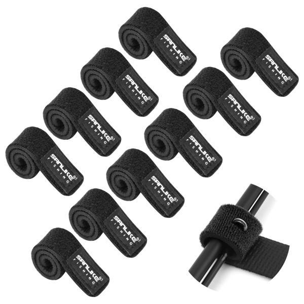 サンライクSANLIKE ロッドベルト 10本入り 長さ15cm 幅2cm 釣り竿ベルト 釣り竿バン...