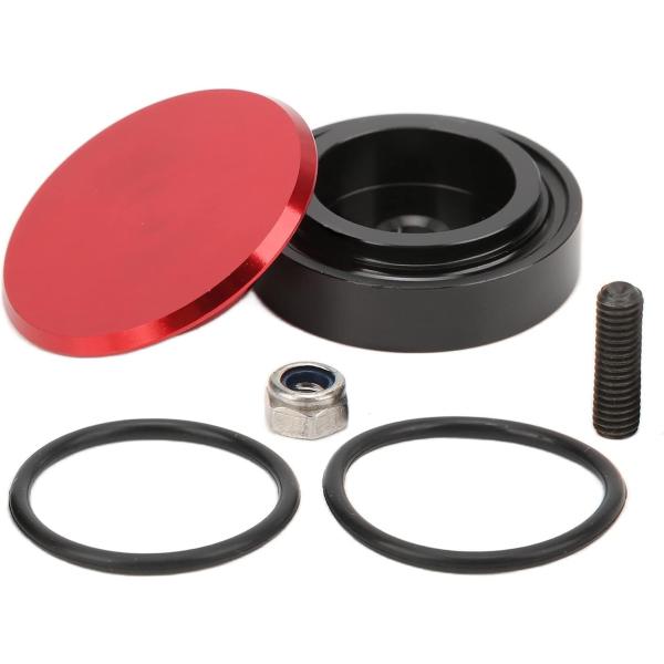 汎用全車種適合 車リアワイパーレスキット ワイパーキャップ 穴埋め キャップ 40mm ブラック 赤