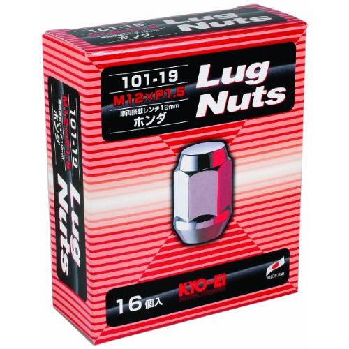 KYO-EI協永産業 ホイールナット 鉄製 ラグナット  個数:16個入   袋タイプ 19HEX ...