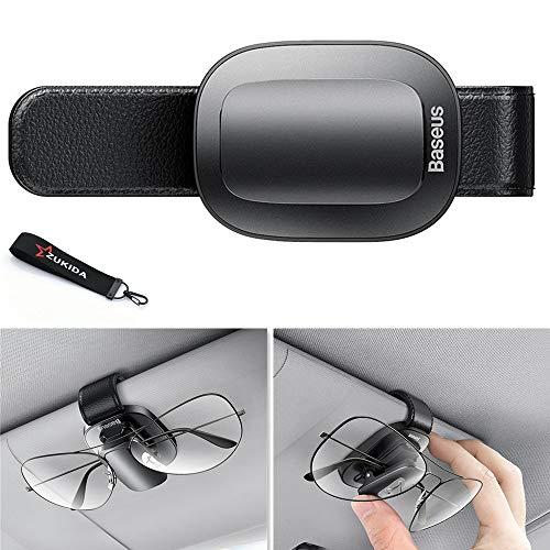 Zukida 車載メガネクリップ サングラス収納 メガネボックス 車用メガネケース カード メガネ ...