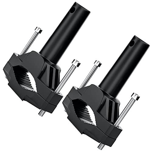 TKY バイク ステー フォグランプ 取り付けステー 作業灯 補助灯 ブラケット 固定 挟み込み 2...