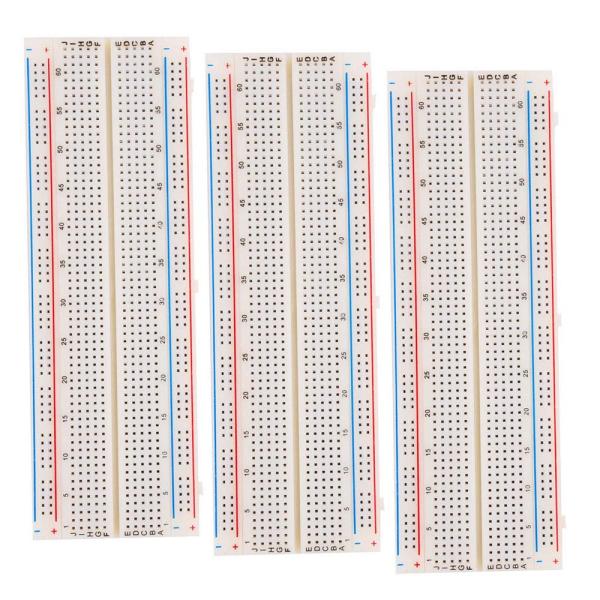 KKHMF 3個 MB-102 830タイーポイントブレッドボード はんだレスブレッドボード プリン...