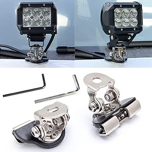 SKTYANTS ボンネットブラケット ワークライト ブラケット フォグランプ  2個セット （Φ2...