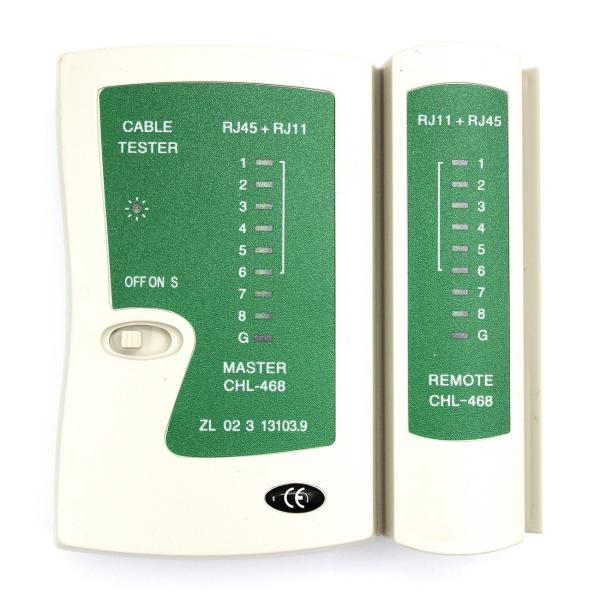 Paris LANケーブルテスター RJ45及びRJ11兼用 LANケーブル測定器 4極4芯/6極4...