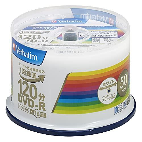 バーベイタムジャパンVerbatim Japan 1回録画用 DVD-R CPRM 120分 50枚...