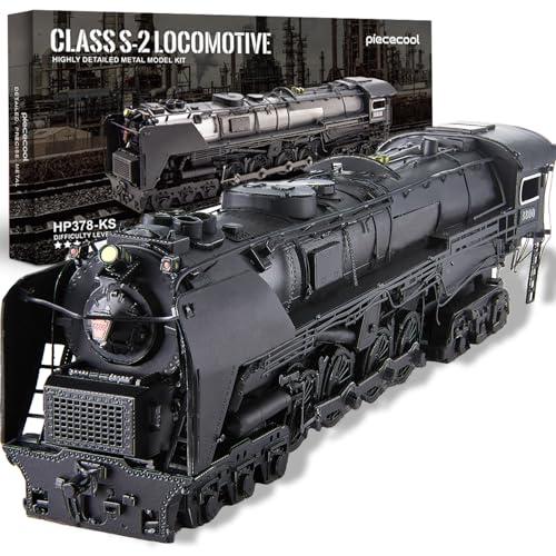 Piececoolピースクール 立体パズル 金属製 S-2型蒸気機関車 メタリックナノパズル 3dパ...