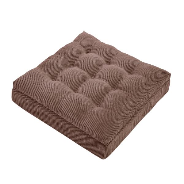 Baibu Home 座布団 クッション 低反発+高反発 厚め 極厚 クッション 50角 ざぶとん ...