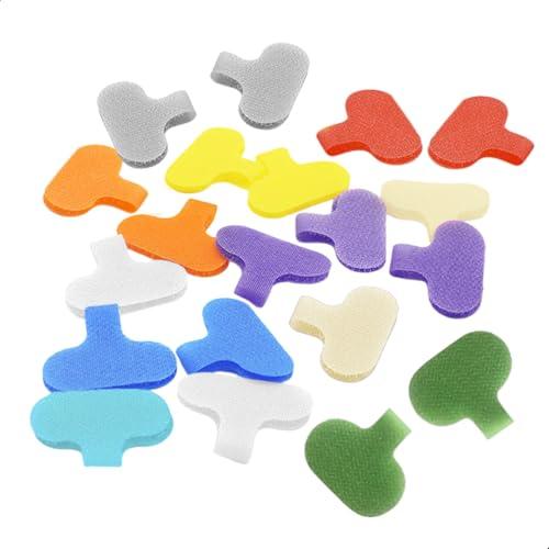 ケーブルタグ 配線識別 マジックバンド ワイヤタグ ネームラベル 結束バンド 書ける 繰り返し使用可...