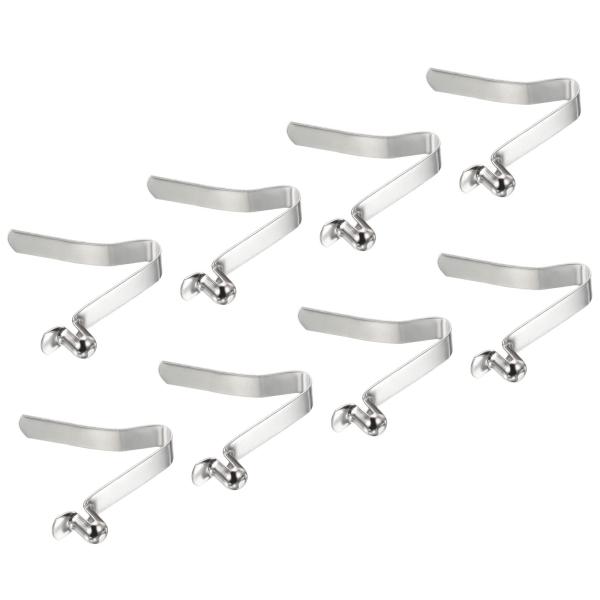 PATIKIL 8x6mm カヤックパドルスナップ 8個入り ポールプッシュボタン スプリングクリッ...