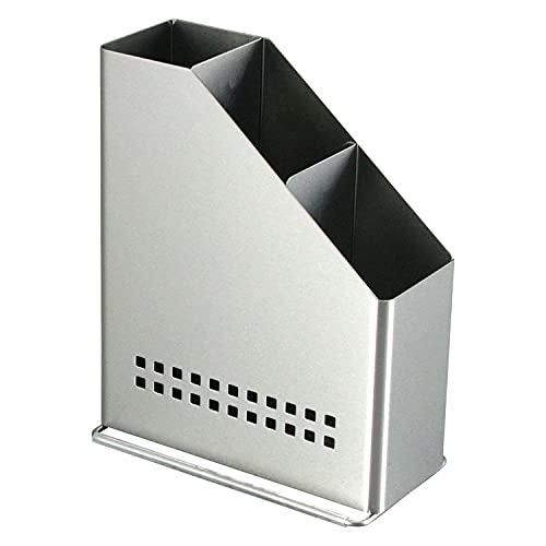 下村企販 サイズ別に収納できる キッチン ツールスタンド 日本製 仕切り付き 高さに合わせて収納 分...