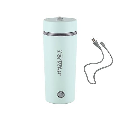 Focustar ポータブル電気ケトル 小型 350ML 300W 低消費電力 ポータブル電源で使え...