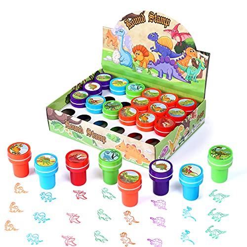 Kesote スタンプ 24個セット 景品 おもちゃ 縁日 お祭り 景品 子供 恐竜 おもちゃ はん...