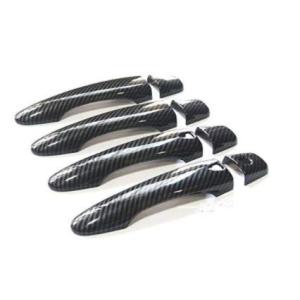 FUKUARE エクストレイル T32 ハンドルカバー ブラック カーボン調 外装 カスタム パーツ