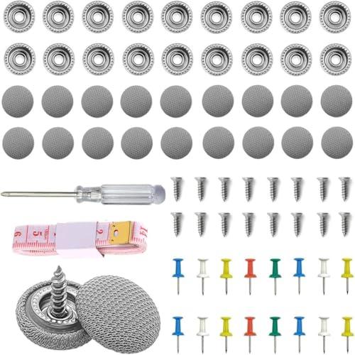 車 天井 垂れ 修理 60個セット 車天井垂れ修理 修理ボタン ルーフリベット こていそうち 自動車...