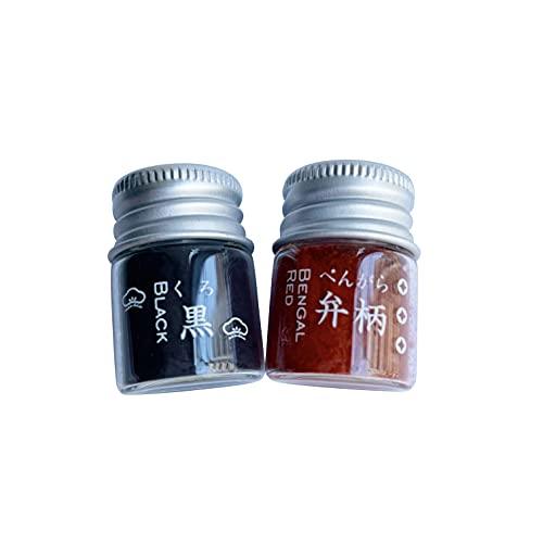 TSUGUKIT つぐキット 金継ぎ用 色粉セット 黒粉 ・ 弁柄粉 各3ml / 詰め替え用 金継...