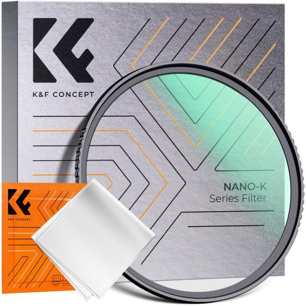 K&amp;F Concept 58mm レンズ保護フィルター レンズフィルター プロテクター レンズ保護用...