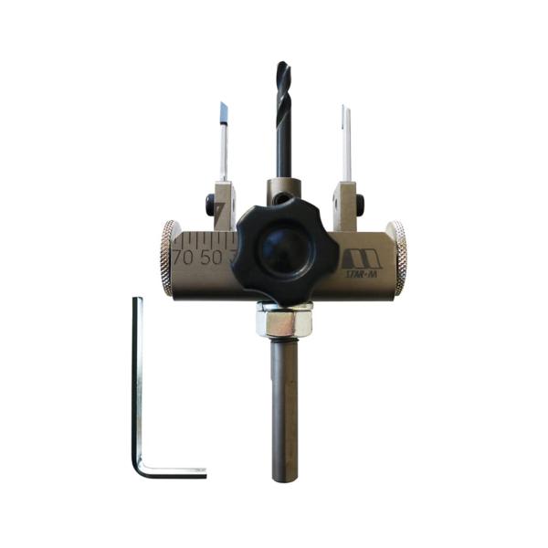 スターエム 構造用合板、サイディング対応の超硬アジャスト自在錐セット 5010AT