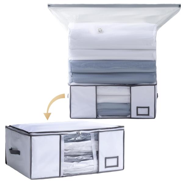 TAILI 圧縮袋 衣類 布団 圧縮ボックス 圧縮袋付き 布団圧縮袋 衣類圧縮袋 羽毛布団収納袋 一...