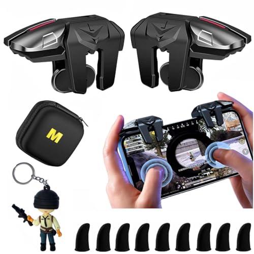 【互換品】 13-in-1 Mikirini 荒野行動 PUBG Mobileゲームコントローラ4つ...