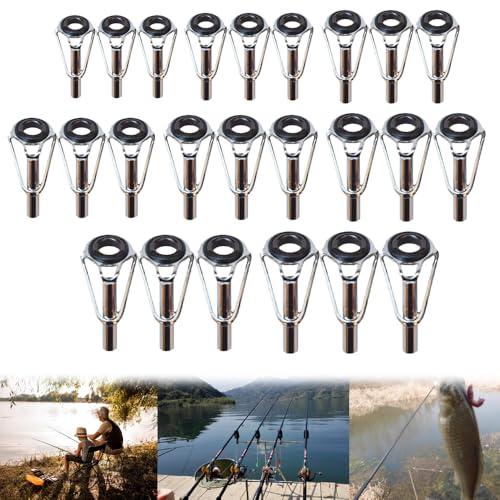 MOCOXYKLXY トップガイド ロッドガイド 竿先ガイド 修理用 トップガイド 穂先交換 修理パ...