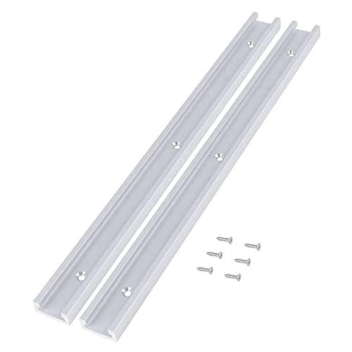 2個 Tスロットトラック 30mm標準規格マイタートラック マイタースロット天板用 アルミ合金、大工...