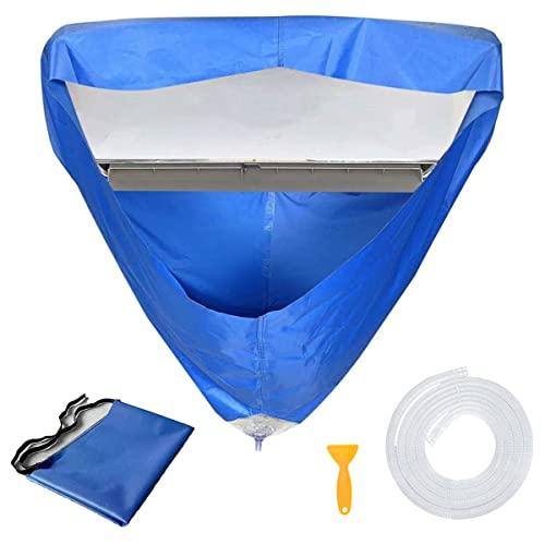 YOUTALLYエアコン洗浄カバー 壁掛用 室内用 大（Lサイズ）使いやすい 排水 再利用可能 クリ...