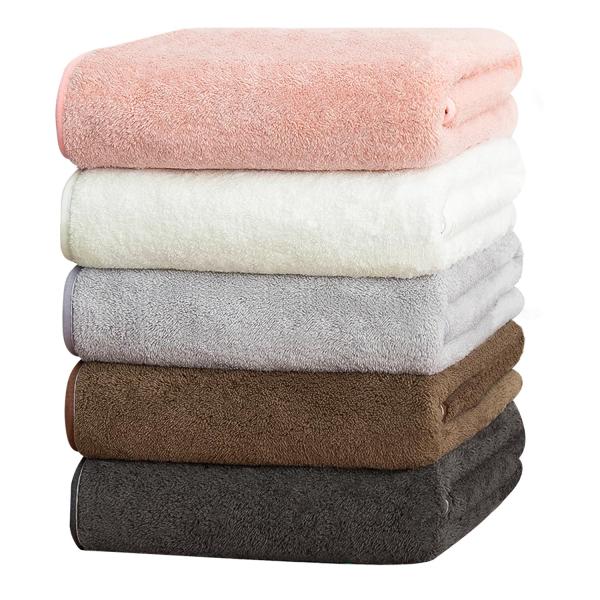 バスタオル マイクロファイバー 5枚セット タオル 約60X120cm ふわふわ やわらか 吸水 速...