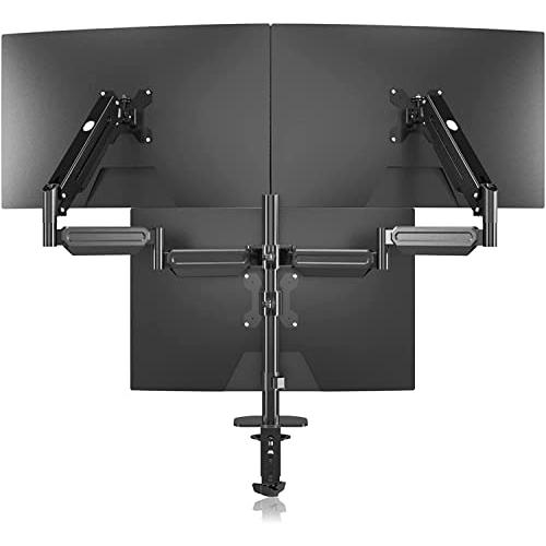 Pholiten 三画面モニターアーム PC モニター アーム 液晶ディスプレイ アーム ガススプリ...