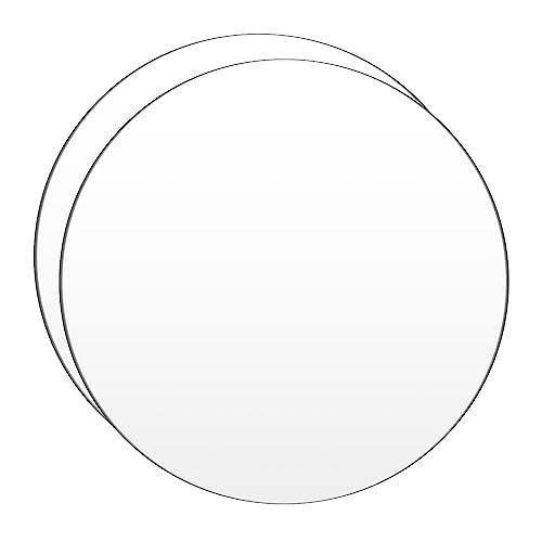DARENYI 厚さ1mm 直径25cm透明円形アクリル板 2枚セット 高透明アクリルシート プラス...