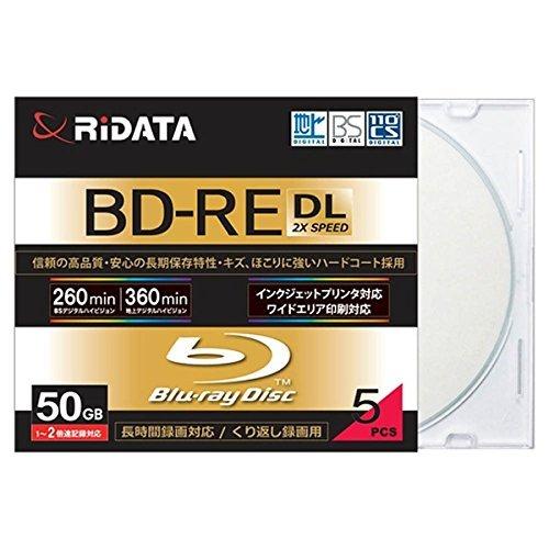 ライテック製 RiDATA 片面2層 50GB 長時間録画対応 ブルーレイディスク BD-RE スリ...