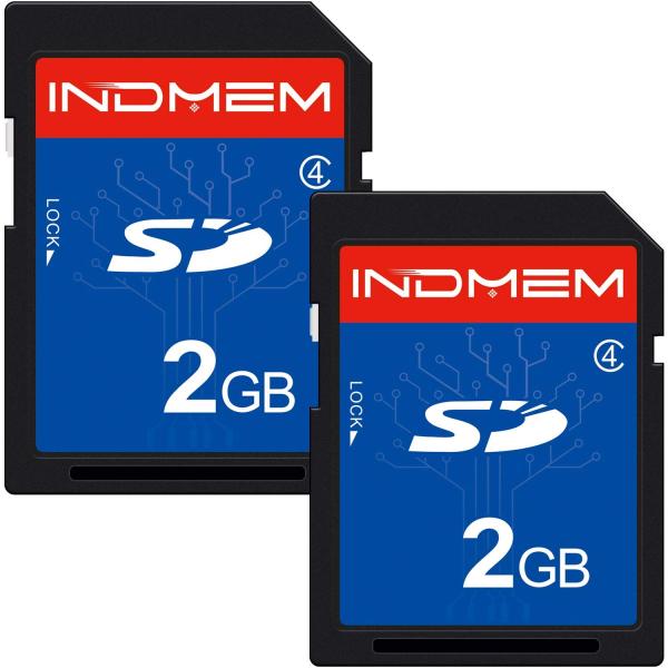 INDMEM SDカード 2GB Class4対応 SLC フラッシュメモリカード セキュリティデジ...