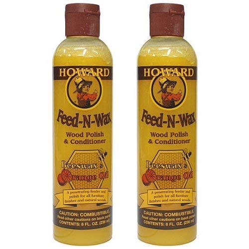 Howard Feed-N-Wax（フィーデンワックス）×2本セット 8oz./236ml×2本=4...