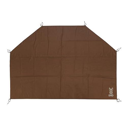 DODディーオーディー ヤドカリテント用グランドシート410cm×270cm GS6-034-BR