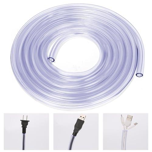 WEDAWN犬と猫のコードプロテクター、10フィート/ 2mm厚のペットワイヤーフレキシブルケーブル...