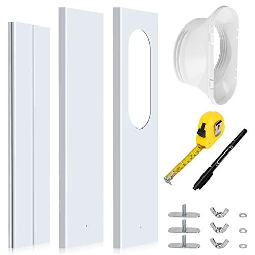 Yooson 窓用ダクトパネル スポットクーラー用 サッシに換気パネル 通気よく 換気ダクトセット ...