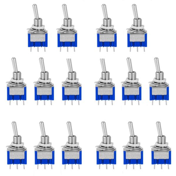 ミニマイクロトグルスイッチ MTS-102ON/ON SPDT ミニ 3ピン2ポ ジション ノブスイ...