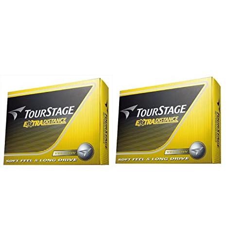 ブリヂストン ゴルフボール ツアーステージ エクストラディスタンス イエロー2ダースセット24球入