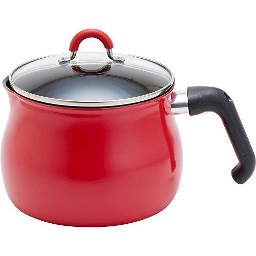 和平フレイズ マルチポット Lサイズ 16cm 3L 3~4人用 レッド IH対応 ご飯鍋 ミルクパ...