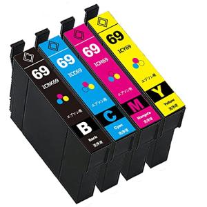 エプソン IC4CL69洗浄カートリッジ 4色セット IC69  専用洗浄液 各々1本ずつ 全4本 プリンターの