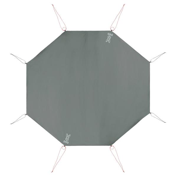 DODディーオーディー ワンポールテントL用グランドシート 385cm×350cm GS8-563-...