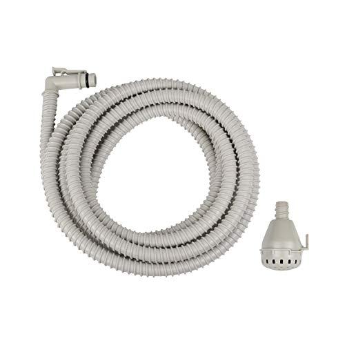 ガオナGaona ガオナ 風呂水給水ホース 残り湯 洗濯 グレー 約ホース内径1.5×外径2cm、ホ...