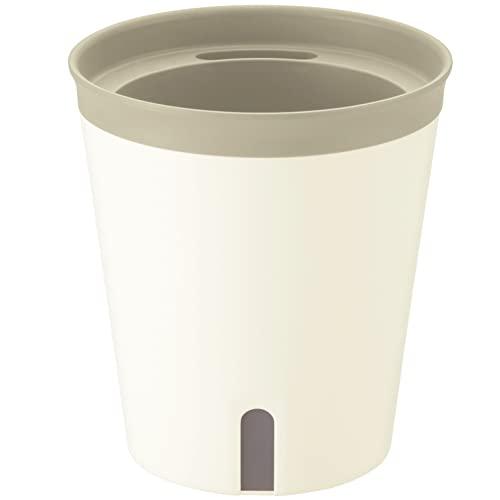 リッチェル 底面給水鉢 ミエルノPlus ポット 17型N ホワイト 700955 土容量 1L、水...